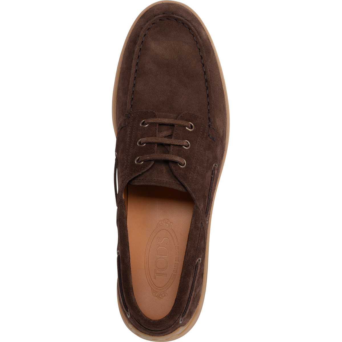 TOD'S Barca in pelle rovesciata