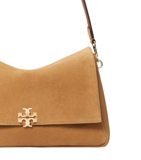 TORY BURCH Charlie Suede Shoulder Bag