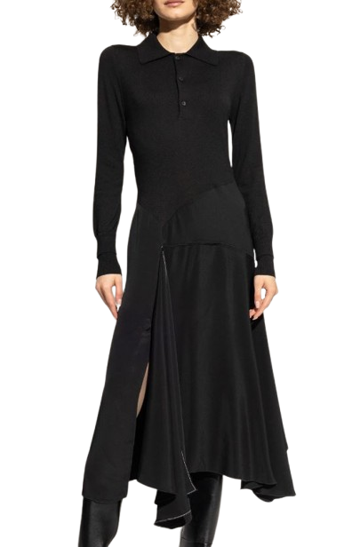 VICTORIA BECKHAM Henley Shirt Dress