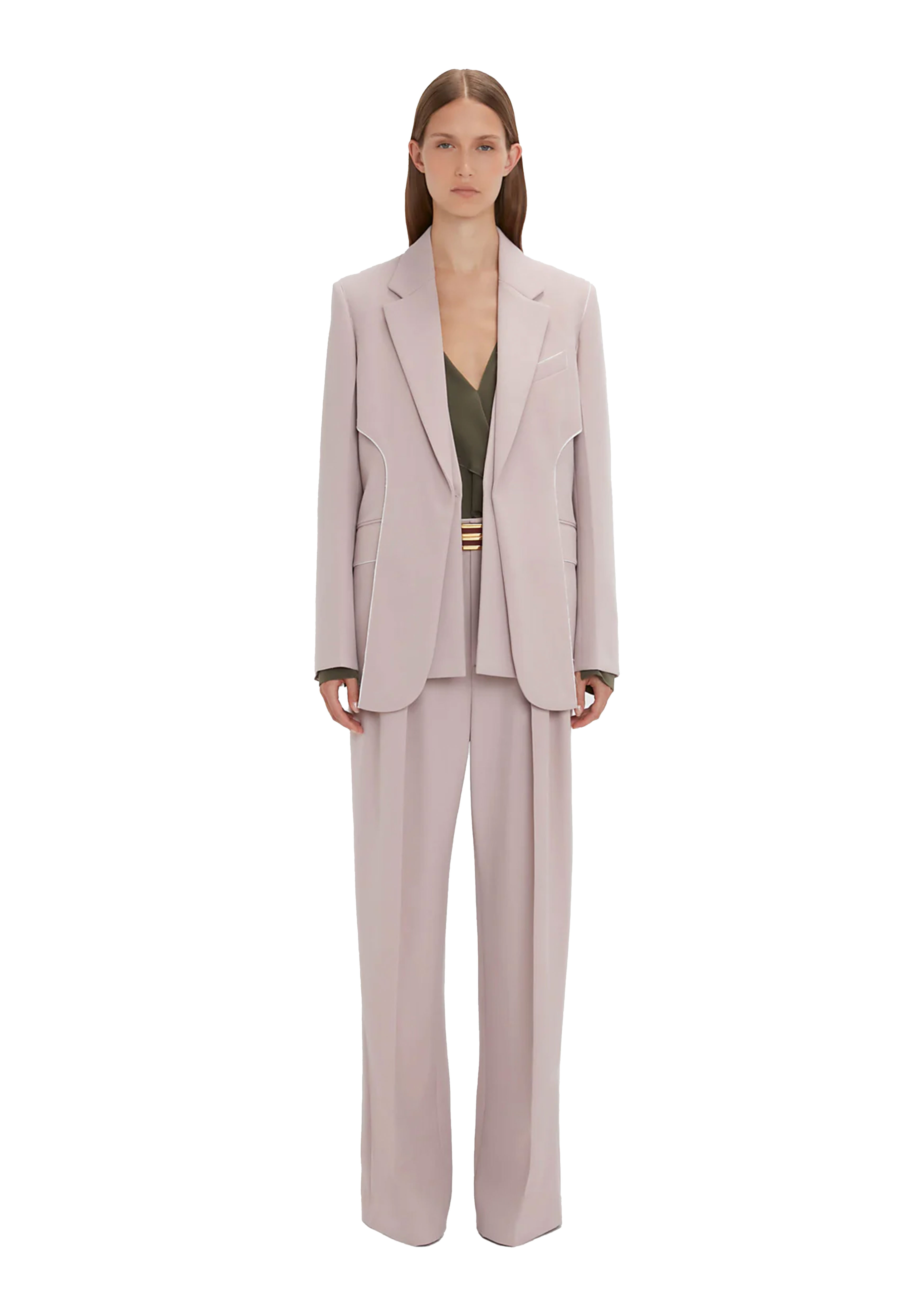 VICTORIA BECKHAM DOUBLE PANEL FRONT JACKET
