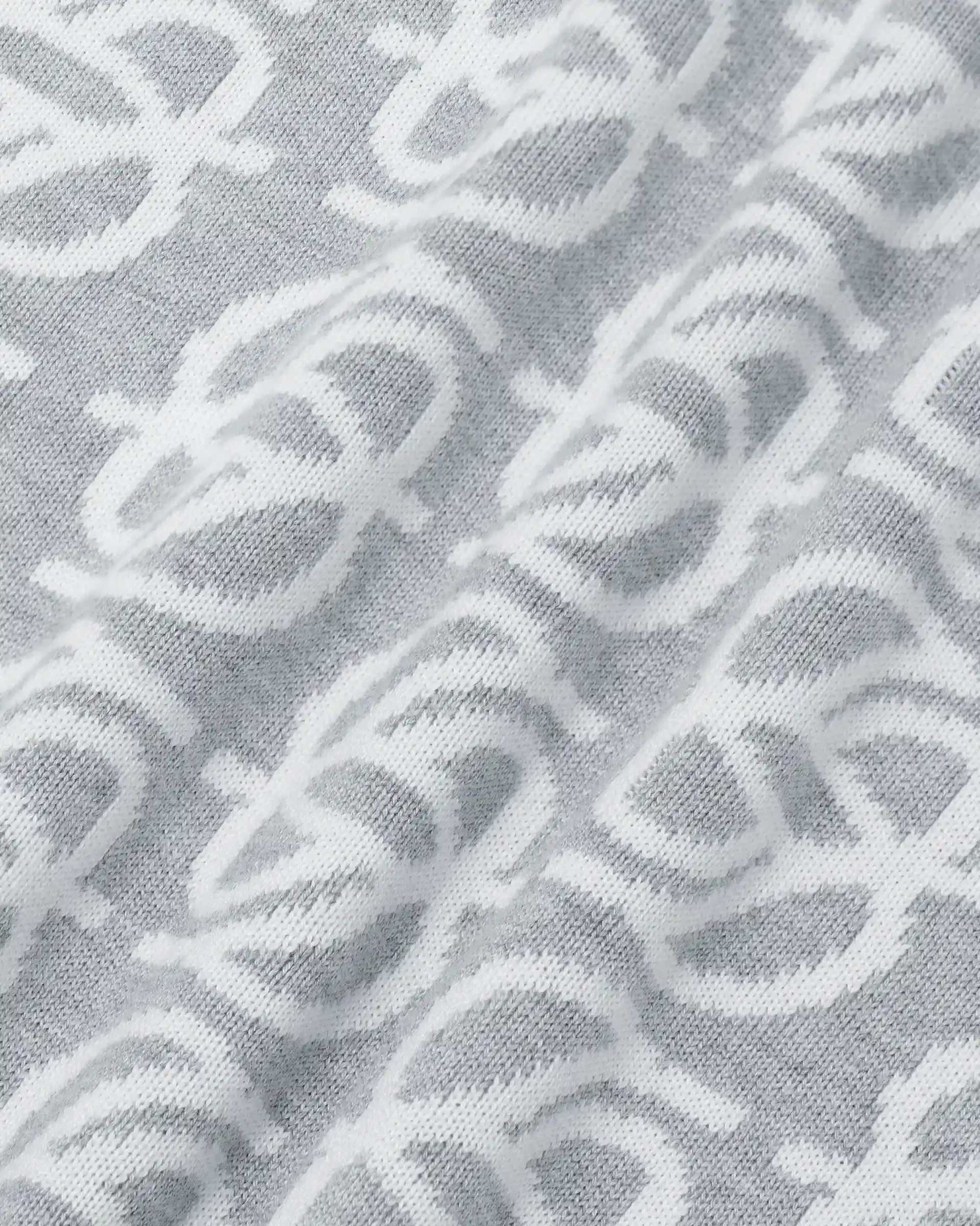 DRÔLE DE MONSIEUR D Mirror Monogram Knit Polo