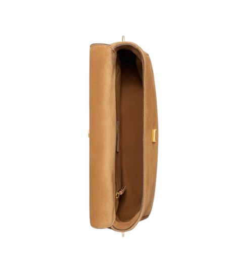 TORY BURCH Charlie Suede Shoulder Bag