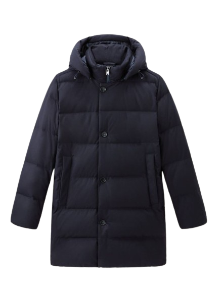 WOOLRICH Luxe Wool Long Parka