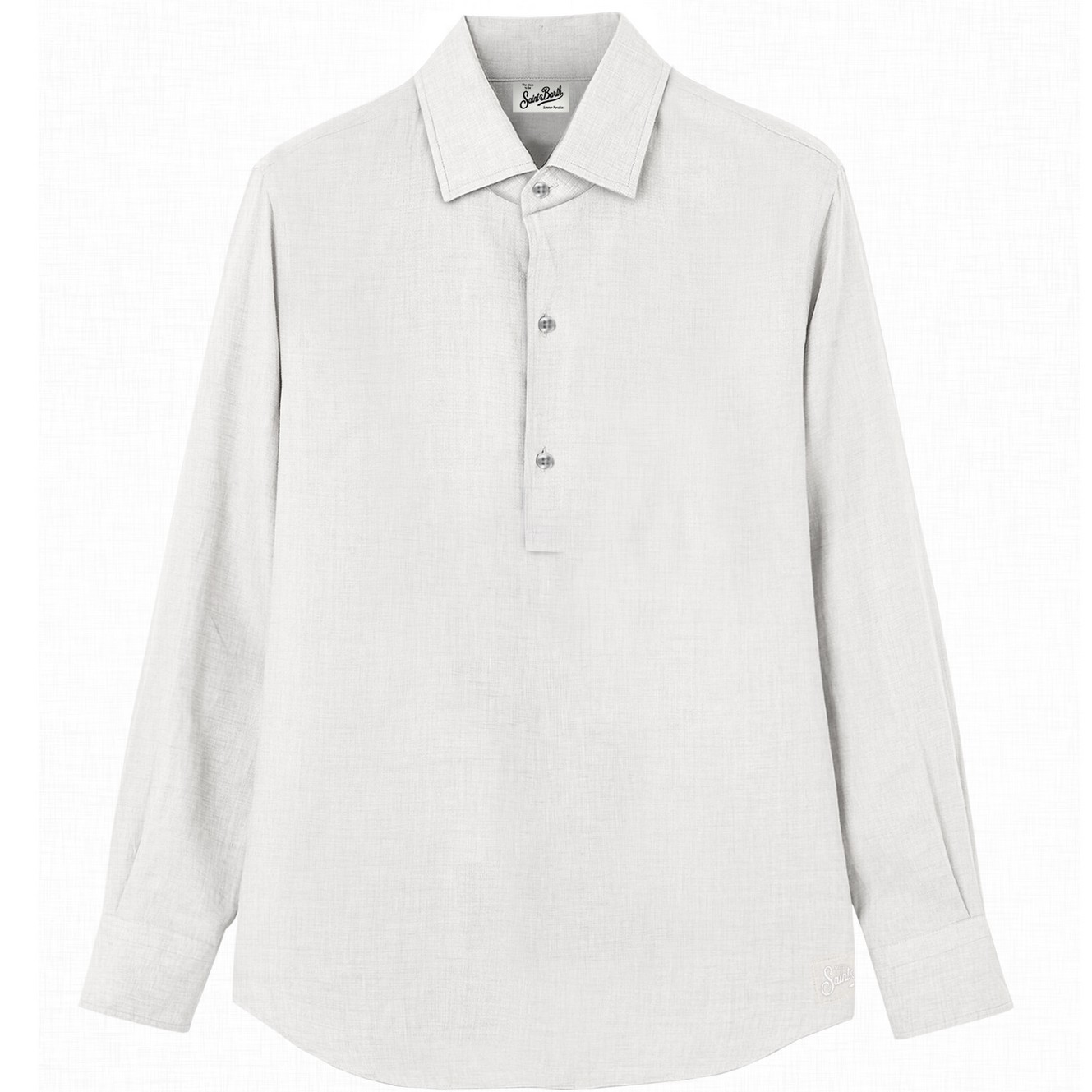 MC2 SAINT BARTH Long sleeve Linen Polo Raphael