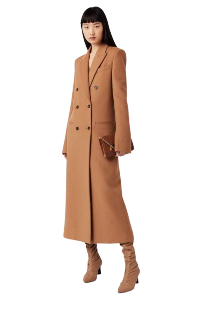 STELLA MCCARTNEY Double Brested Coat New Camel 44 Oberrauch Zitt