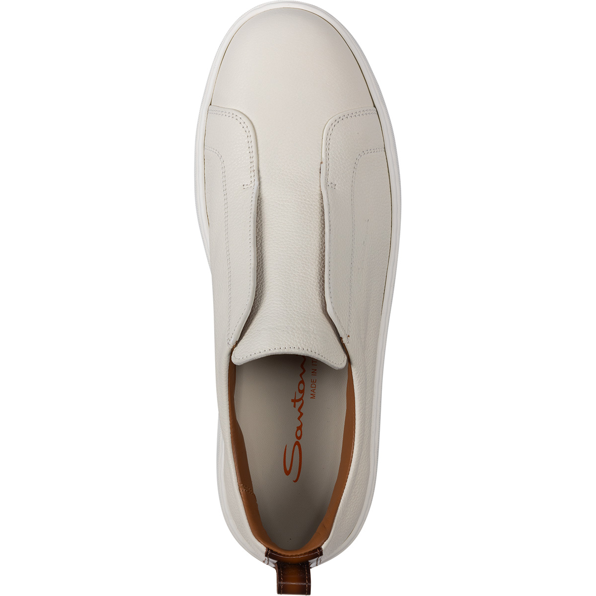 SANTONI Sneaker bassa Victory in morbida pelle