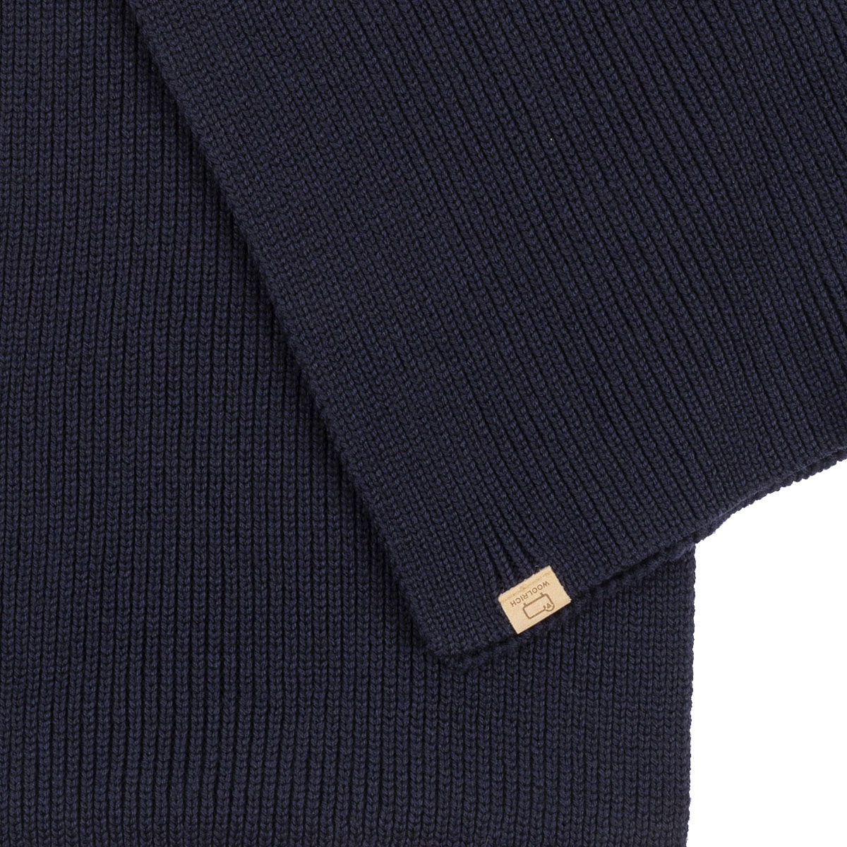WOOLRICH Merino Wool Ribbed Scarf