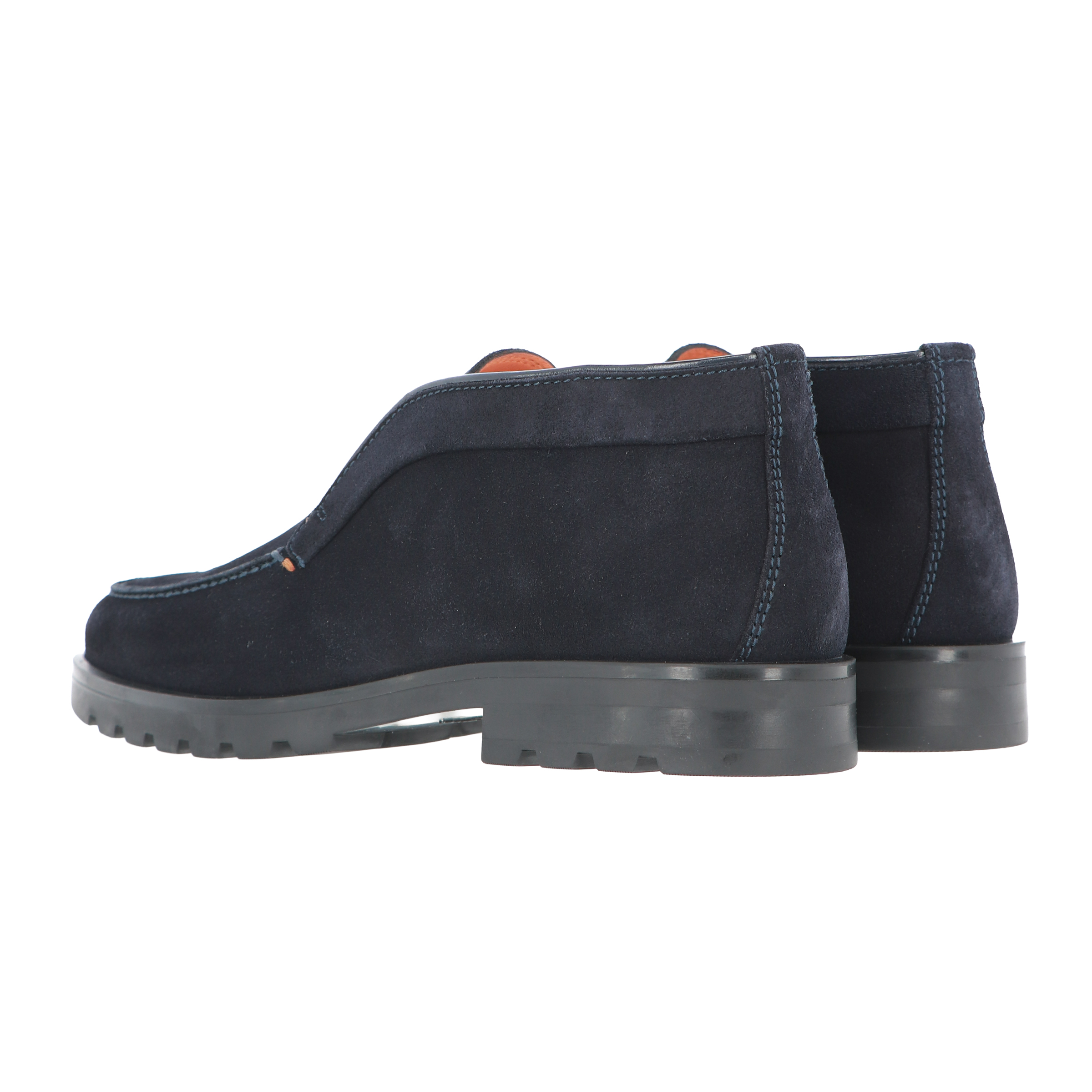 SANTONI Leather Desert Boot