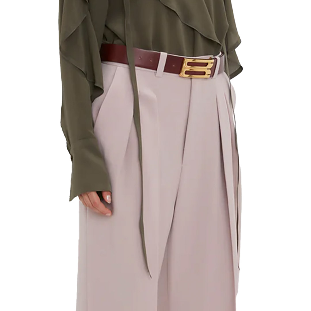 VICTORIA BECKHAM DOUBLE PLEAT TROUSER