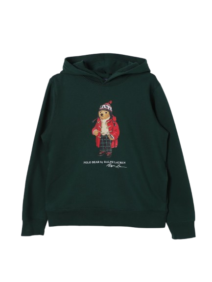 Polo bear green hoodie online