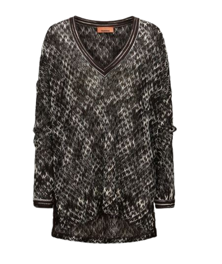 MISSONI Pullover mit V-Ausschnitt