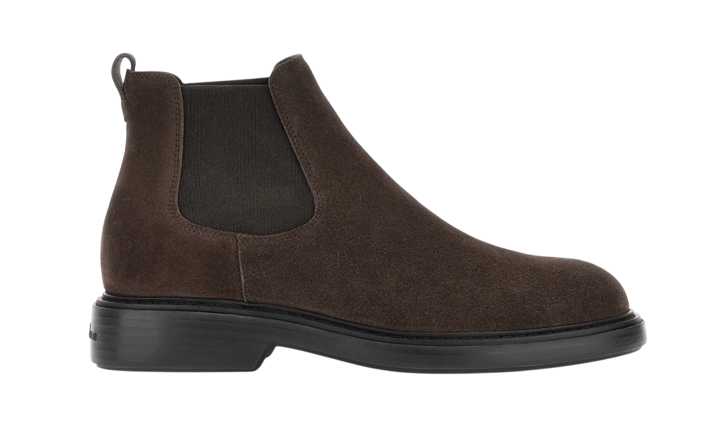 HOGAN High Top Boot H704 Chelsea Suede