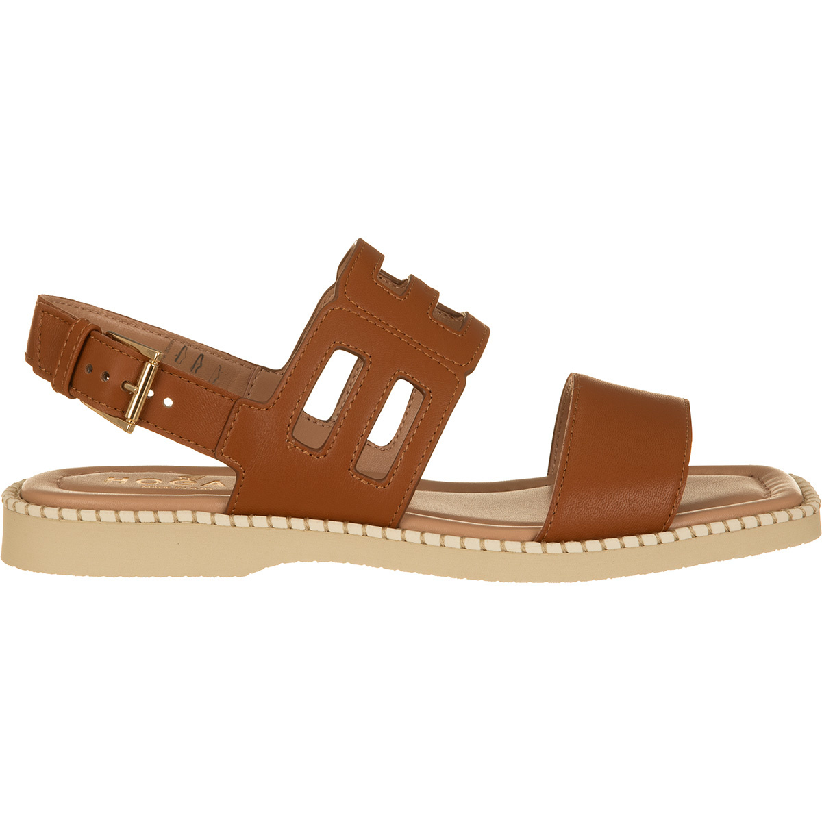 HOGAN - H638 SANDAL DARK LEATHER - 40 | Oberrauch Zitt