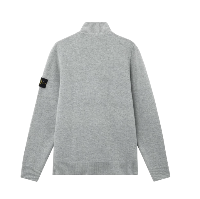 STONE ISLAND Knit Half Zip In Lambswool