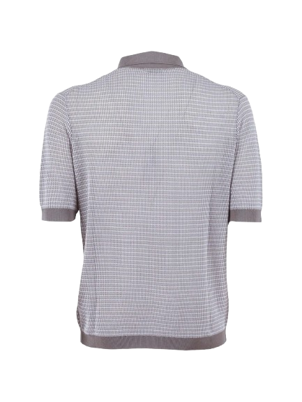 BALLANTYNE Polo manica corta in puro cotone Punto Tricolore