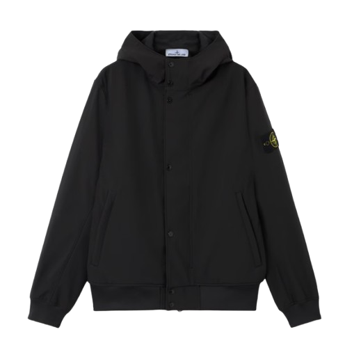 STONE ISLAND Leichter Softshell-Kurzparka