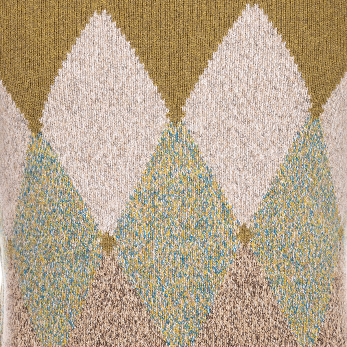 BALLANTYNE Crewneck Sweater Mouliné in pure wool