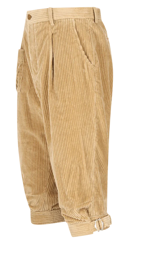 LUIS TRENKER Corduroy Knickerbocker Pants Lustanislaus