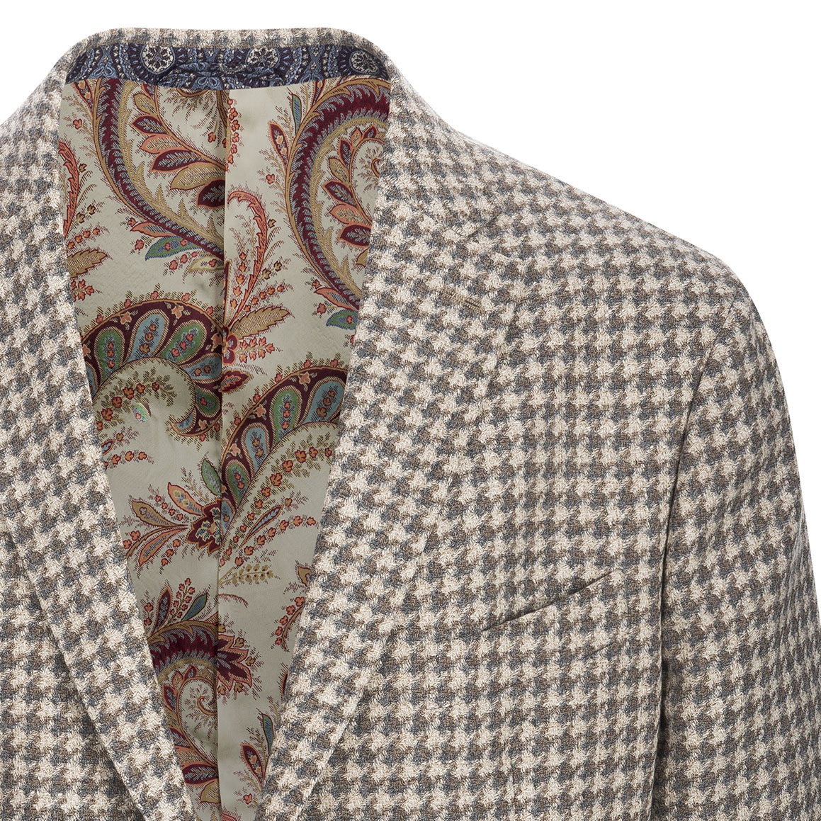 ETRO Blazer im Regular Fit mit gemustertem Futter