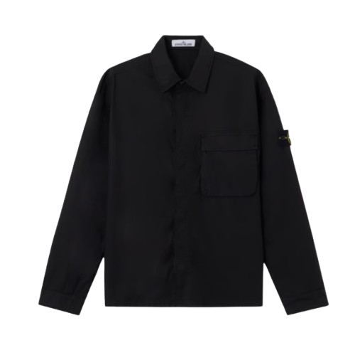STONE ISLAND Paracadute-Hemd aus Tela-Stretch-Baumwolle