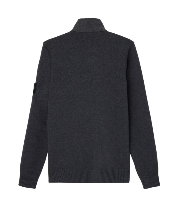 STONE ISLAND Knit Zip Up In Lambswool
