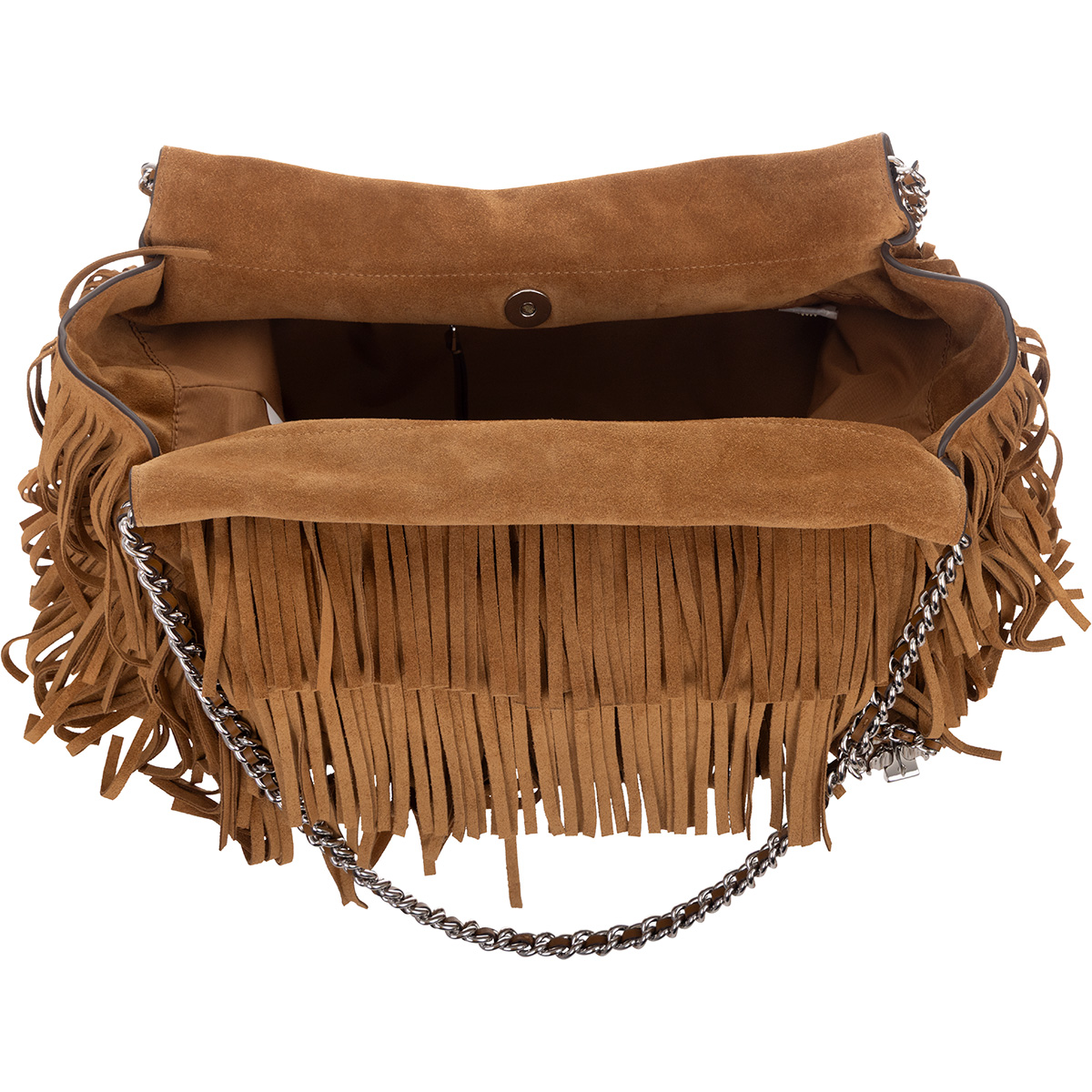 TORY BURCH FLEMING WILDLEDER-HOBO MIT FRANSEN