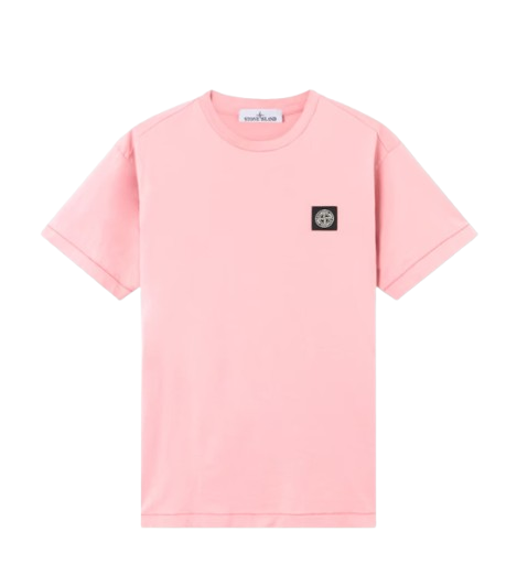 STONE ISLAND Maglietta a maniche corte in jersey di cotone tinto in T-ShirtIT