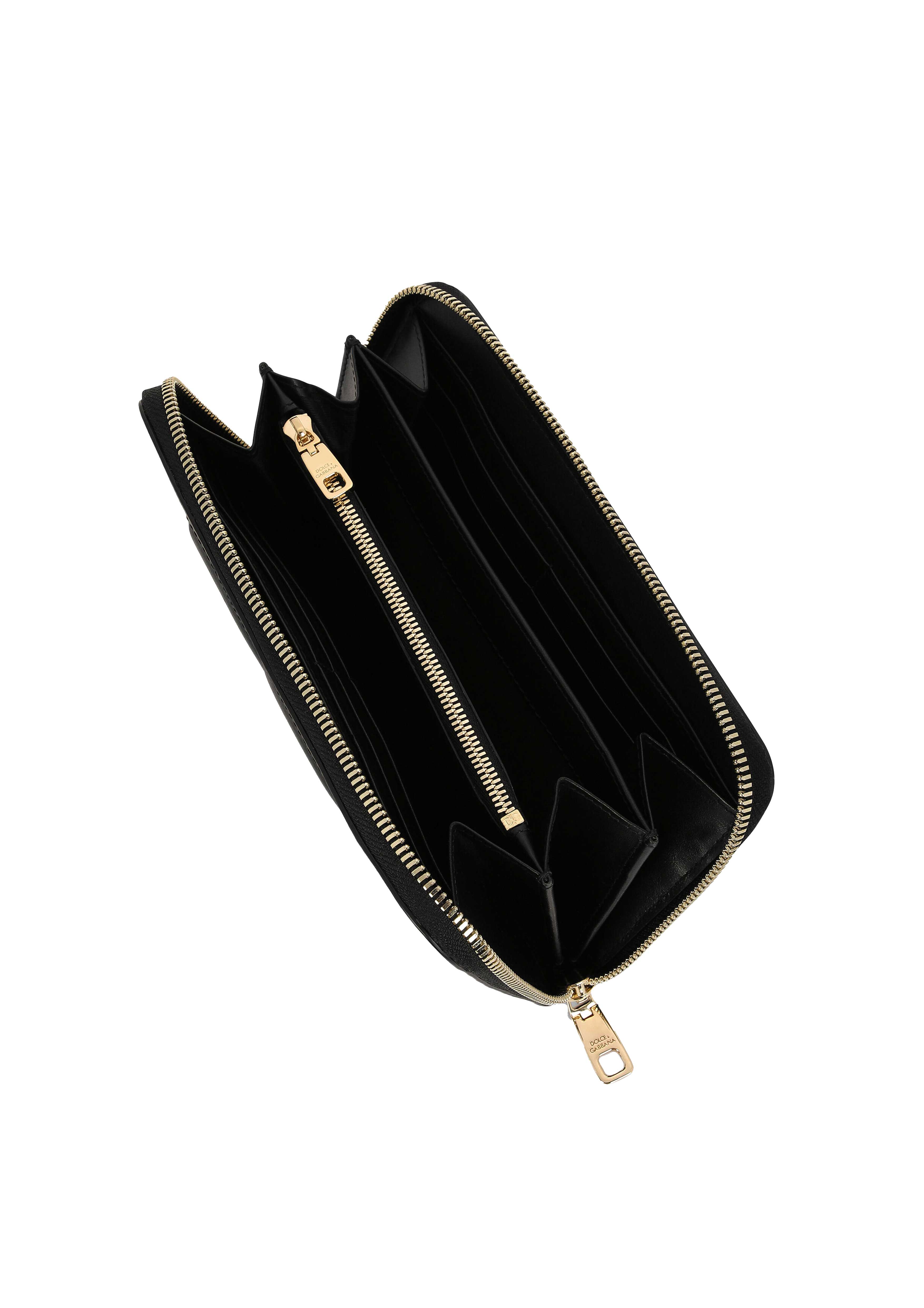 DOLCE & GABBANA Portafoglio con zip in pelle