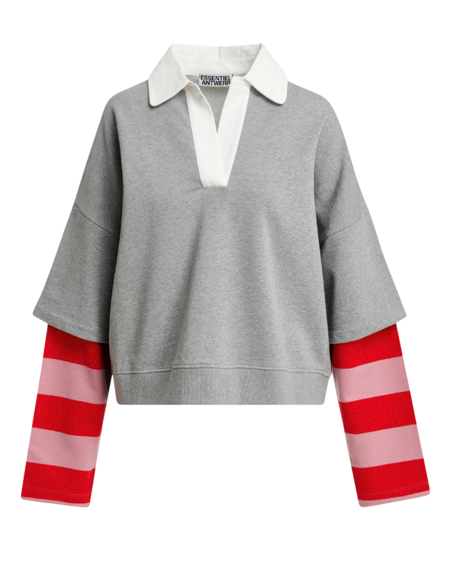 ESSENTIEL Kantelou Polo Sweatshirt