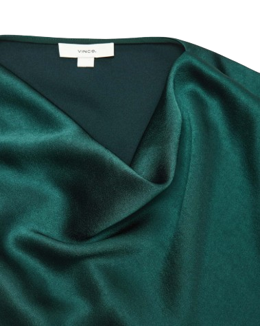 VINCE Draped Cowl Cap Dress