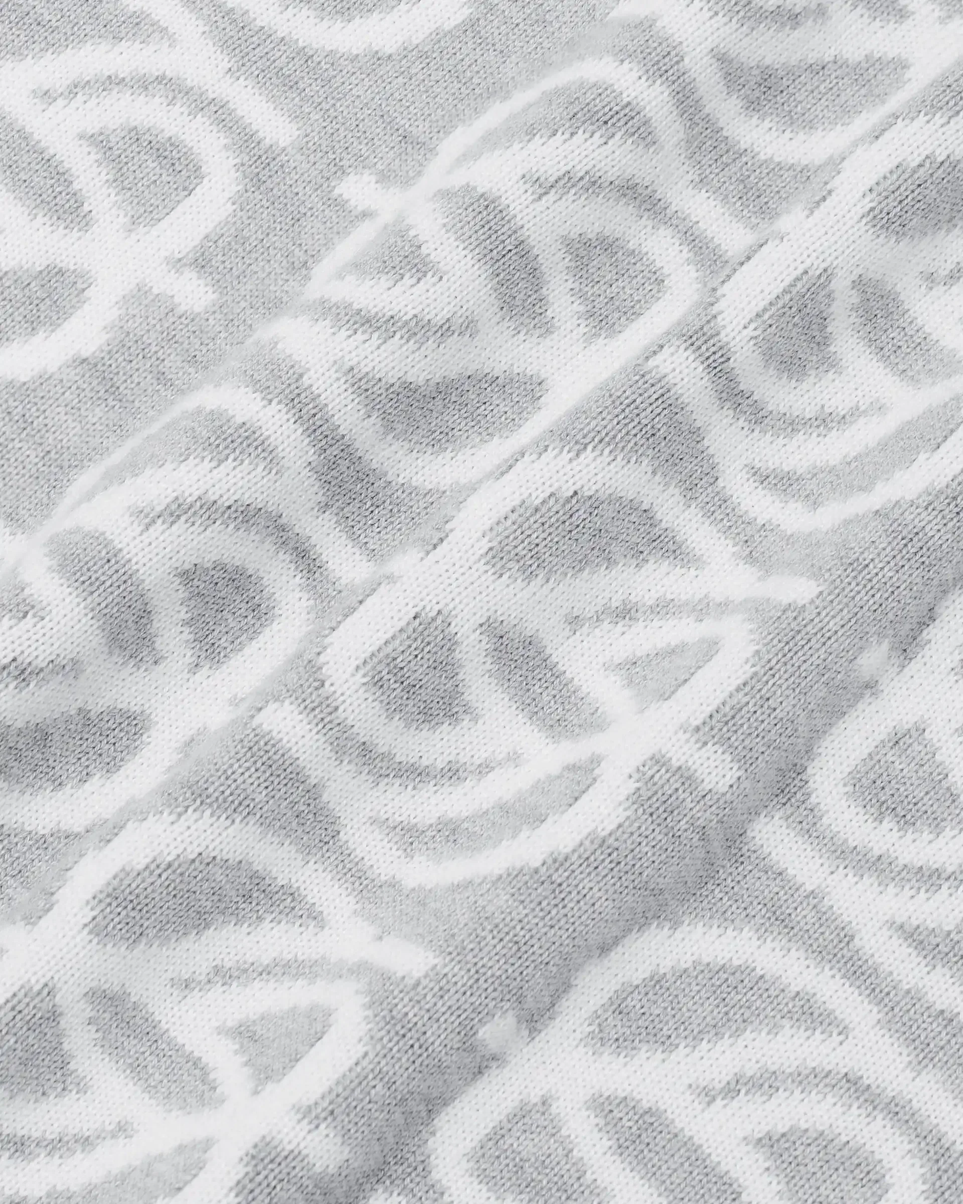 DRÔLE DE MONSIEUR D Mirror Monogram Knit Cardigan