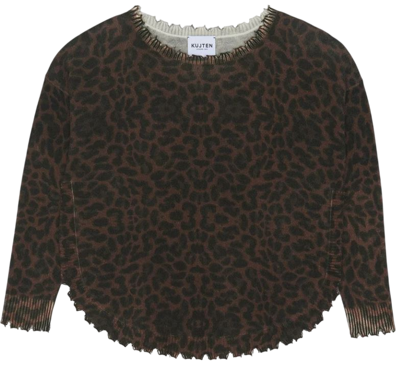 KUJTEN Melah Leopard Sweater