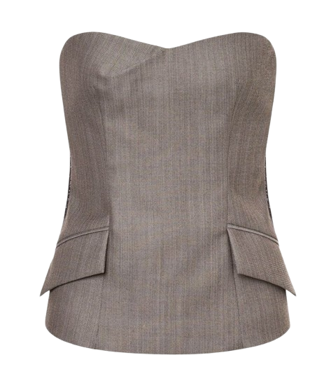 ALBERTA FERRETTI Top tweed