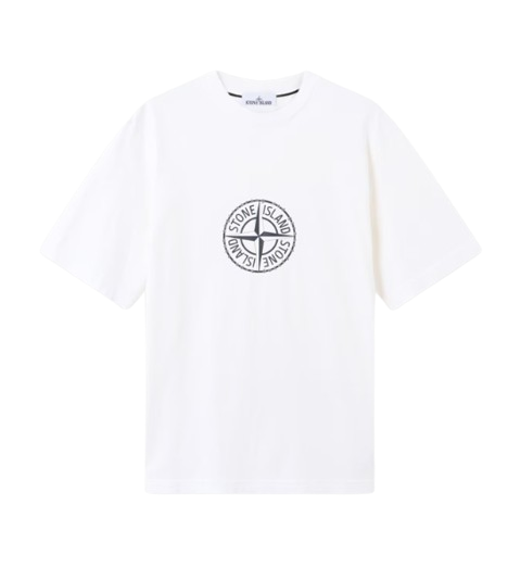 STONE ISLAND T-ShirtIT in jersey di cotone biologico con stampa bussola