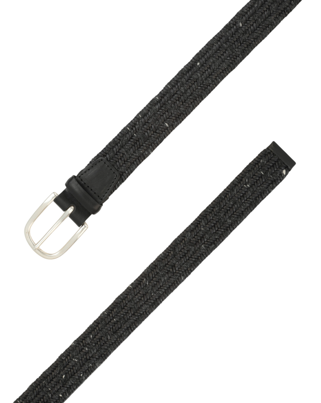 ORCIANI Wool and Leather Belt