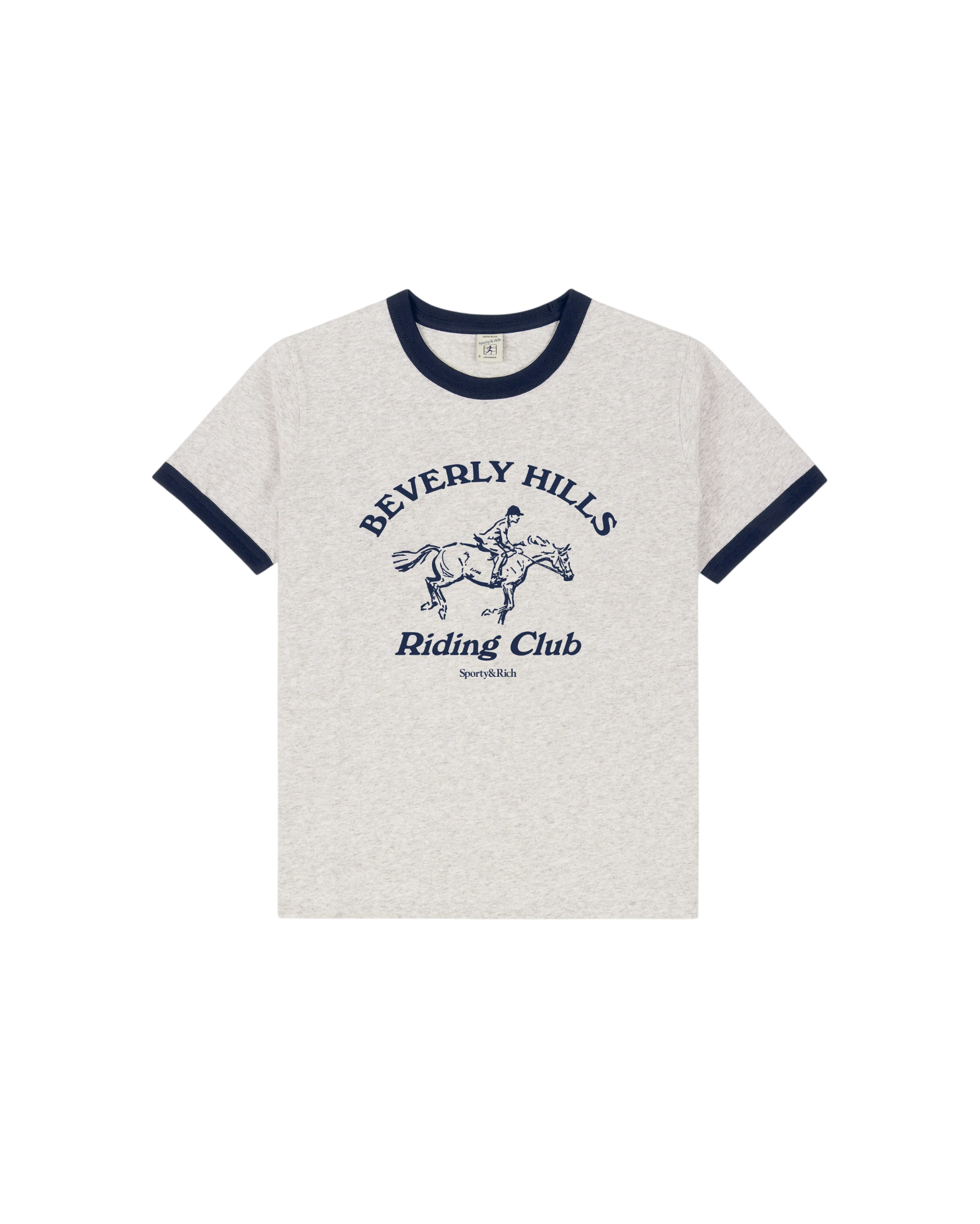 SPORTY&RICH RH Riding Club Ringer Tee