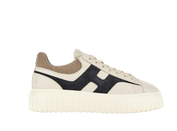 HOGAN Low top leather Sneaker H-Stripes