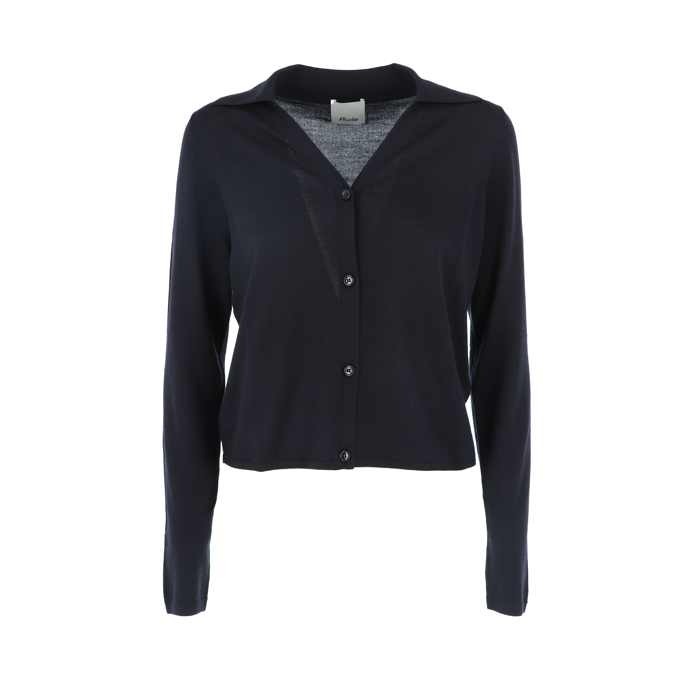 ALLUDE Collar Cardigan