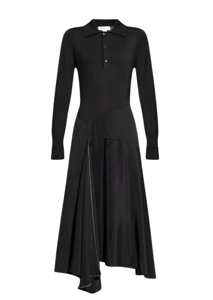 VICTORIA BECKHAM Henley Shirt Dress