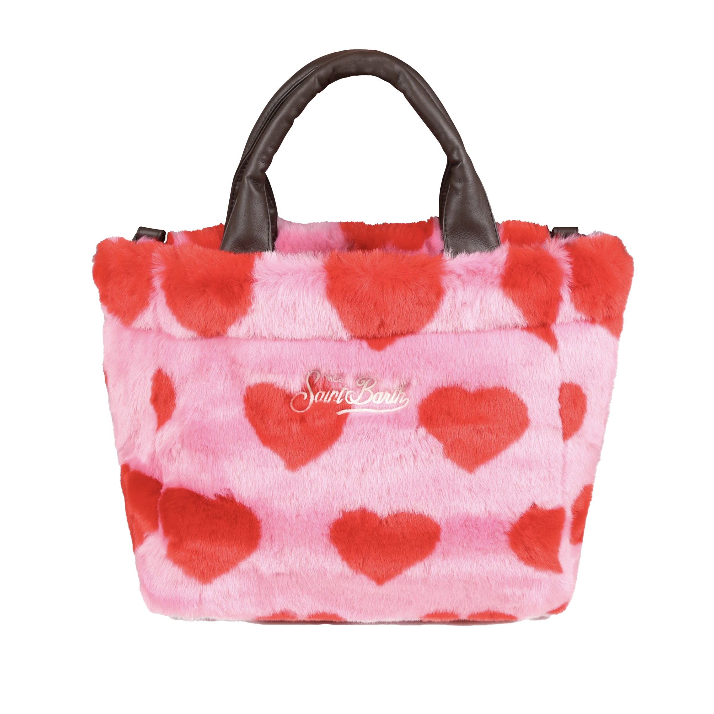 MC2 SAINT BARTH COLETTE SOFT FUR HEARTS MC2 SAINT BARTH COLETTE SOFT FUR HEARTS