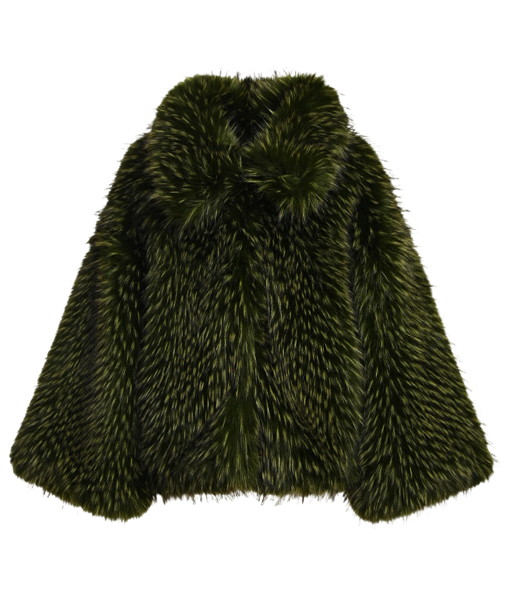 ESSENTIEL Kastanje Fur Coat