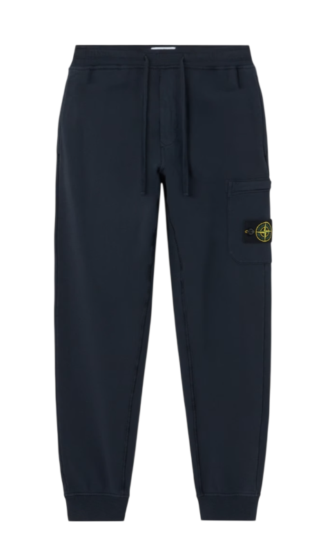 STONE ISLAND Sweatpants In Organic Cotton Fleece Garment Dyed