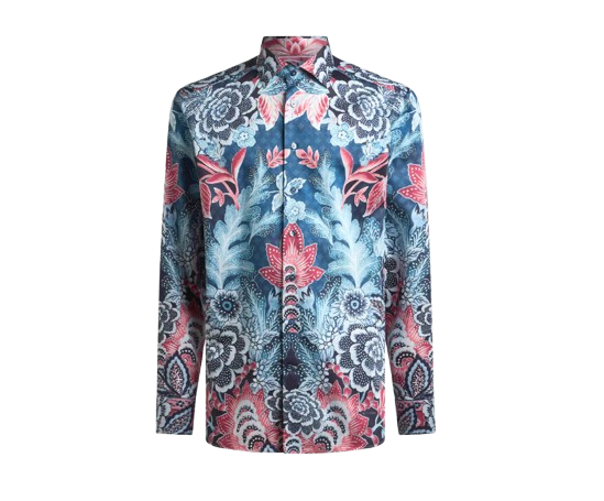 ETRO Camicia Roma vestibilità regolare con fantasia