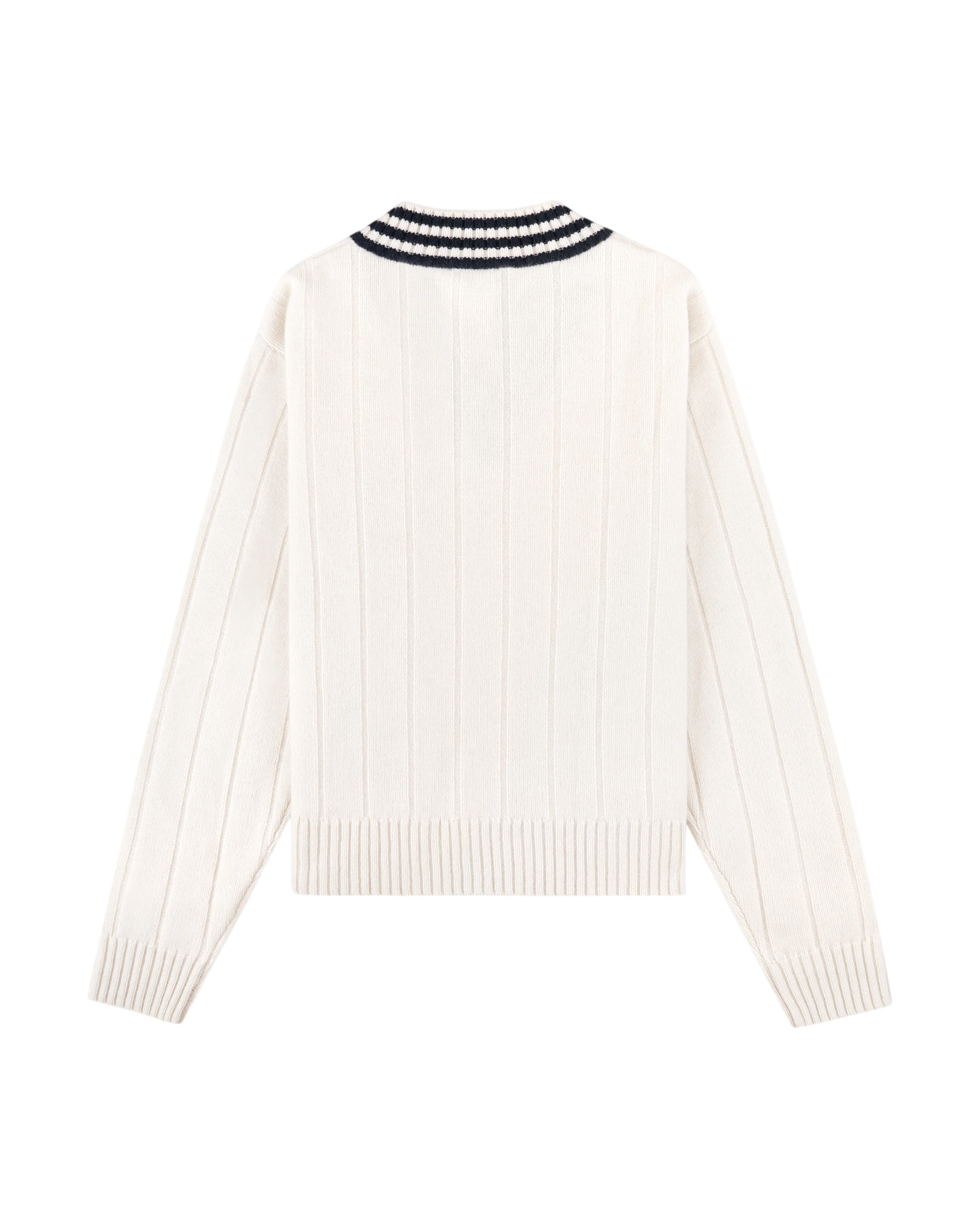 SPORTY&RICH Maglione in cashmere da cricket SRC