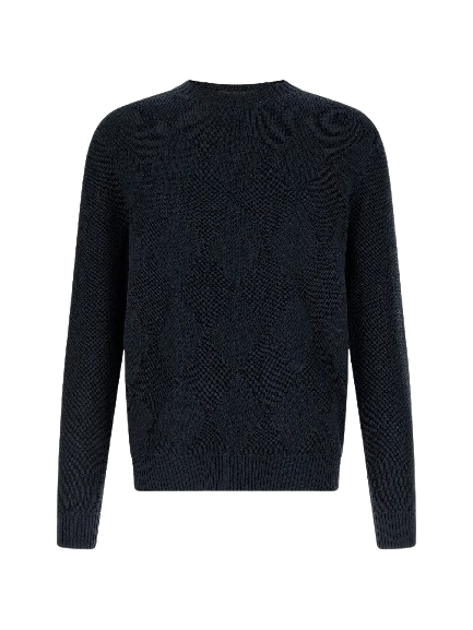 BALLANTYNE Maglione girocollo in cotone e lino Diamond