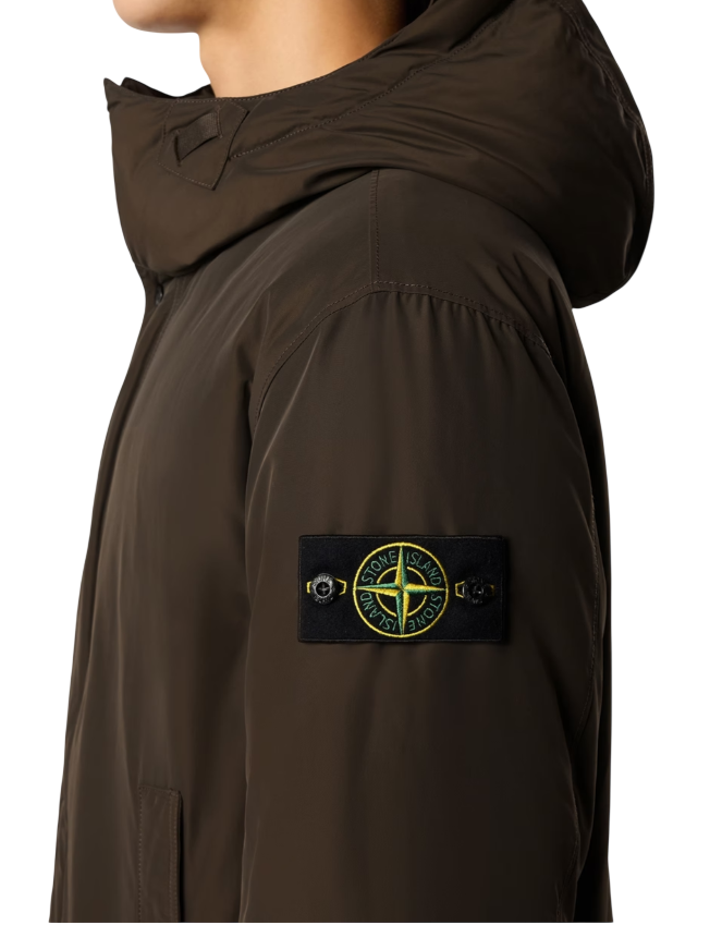STONE ISLAND Long Down Parka Matt Micro Reps