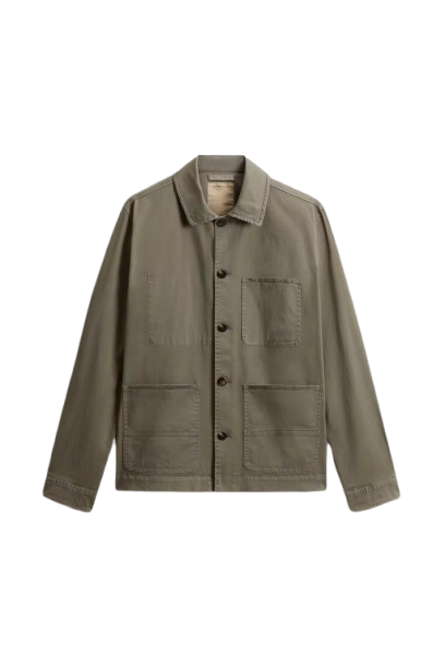 WOOLRICH Cotton Twill Chore Jacket