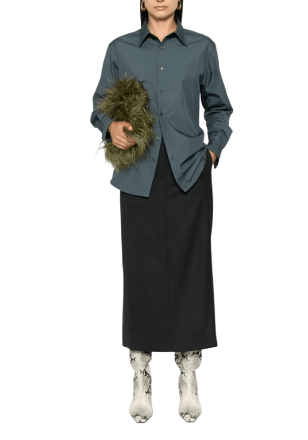 THEORY Hw Midi Skirt