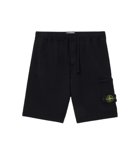 STONE ISLAND Kurze Hose aus Bio-Baumwollfleece