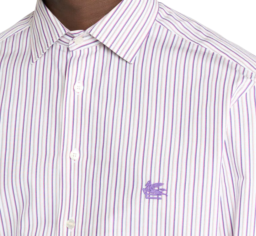 ETRO Casual Shirt With Multicolour Etro Print Design
